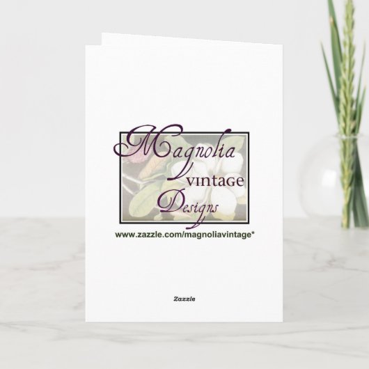 Mucha ~ "Precious Stone - Ruby" Juillet Carte d'an (Dos)