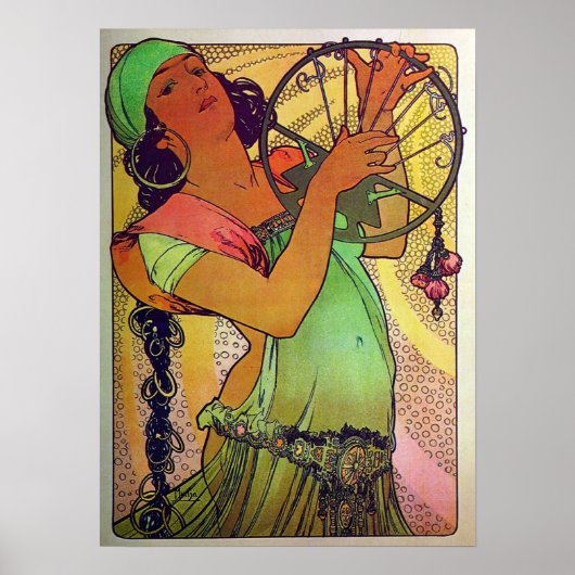 Mucha - Salome 1897 Poster (Voorkant)