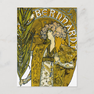Mucha - Sarah Bernhardt - Gismonda Briefkaart
