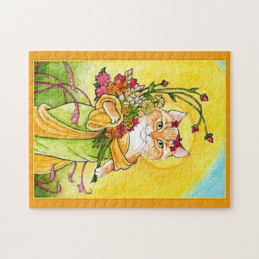 Mucha Spring Chat spozzle puzzle (Horizontal)