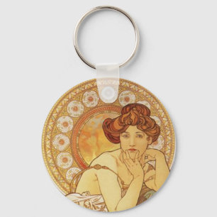 Mucha Topaz Keyring Sleutelhanger