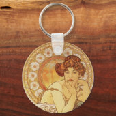 Mucha Topaz Keyring Sleutelhanger (Voorkant)