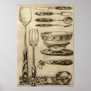 Mucha - Uit Documents Decoratifs 1901 Poster