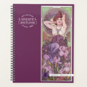 Mucha's edelstenen Amethist Groot Planner (Voorkant)