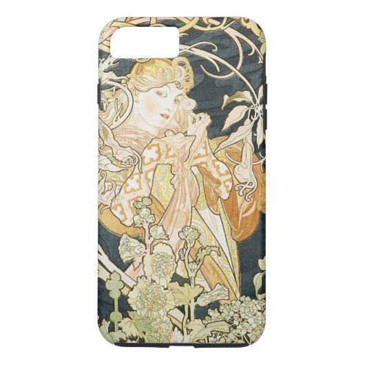 Mucha's Femme a la Marguerite Case-Mate iPhone Case (Achterkant)