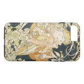 Mucha's Femme a la Marguerite Case-Mate iPhone Case (Achterkant (Horizontaal))