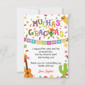 Muchas Gracias Carte de remerciements d'anniversai (Devant)