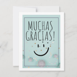 MUCHAS GRACIAS FEESTDAGENKAART