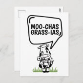 Muchas Gracias Koe Veeleer grappige Bedankt Briefkaart (Voorkant / Achterkant)