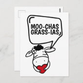 Muchas Gracias Koe Veeleer grappige Bedankt Briefkaart (Voorkant / Achterkant)