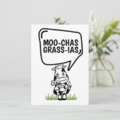 Muchas Gracias Vache Thème Beaucoup de Merci Drôle (Debout devant)