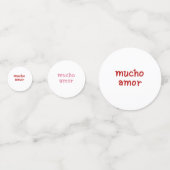 MUCHO AMOR  CONFETTI (Voorkanten)