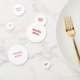 MUCHO AMOR  CONFETTI