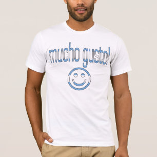 Mucho Gusto! Argentijnse vlagkleuren T-shirt