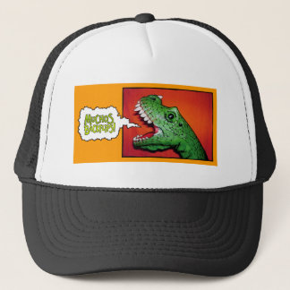 Muchos Backflips. T-Rex Trucker Hat. Pet