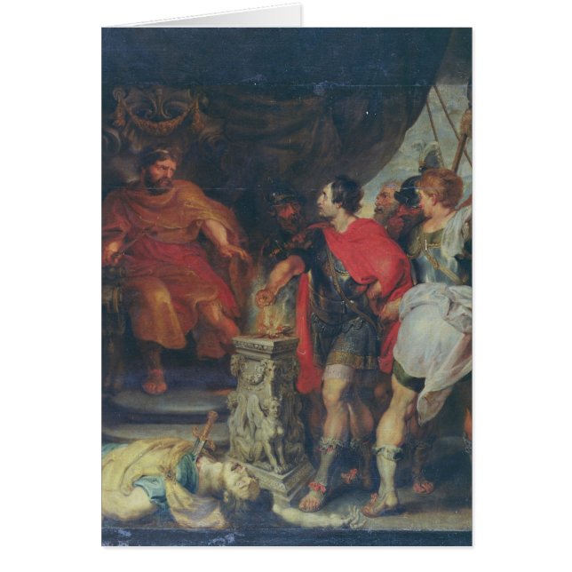 Mucius Scaevola before Lars Porsena, c.1618-20 (Voorkant)