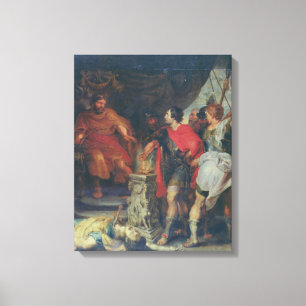 Mucius Scaevola before Lars Porsena, c.1618-20 Canvas Afdruk