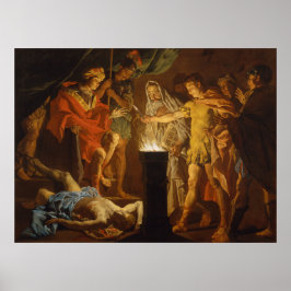 "Mucius Scaevola in aanwezigheid van Lars Porsenna Poster