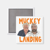 Muckey Landing Fridge Magnet Magneet (Voorkant / Achterkant)