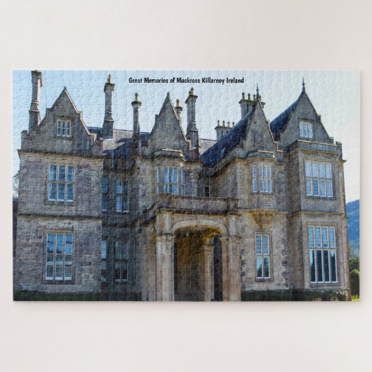 Muckross House Killarney Ireland Jigzaag Puzzle Legpuzzel (Horizontaal)