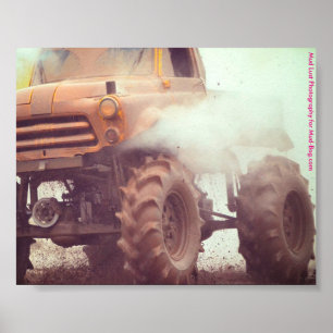 Mud Bogging 4x4 Truck Poster