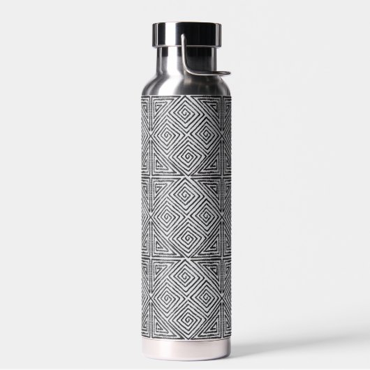 Mud Cloth Diamond Pattern Prachtig Waterfles (Links)
