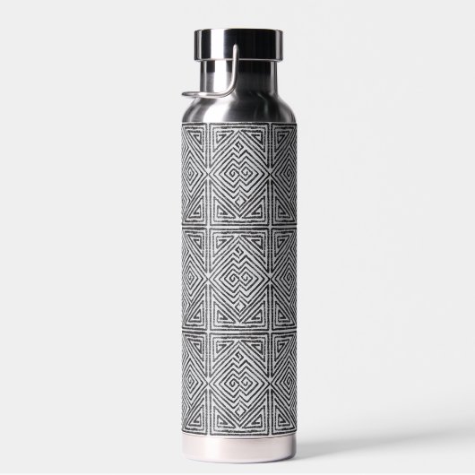 Mud Cloth Diamond Pattern Prachtig Waterfles (Rechts)