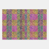Mud Cloth Geïnspireerde patronen Inpakpapier Vel (Voorkant 2)