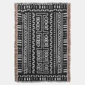 Mud Cloth Pattern Deken (Voorkant Verticaal)