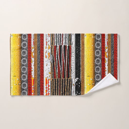 Mud Cloth Print Bad Handdoek (Handdoek)