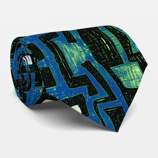 Mud Cloth Stropdas (Opgerold)