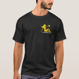 Mud Flap Girl met een bier! T-shirt