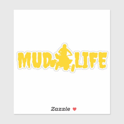 Mud leven sticker (Vel)