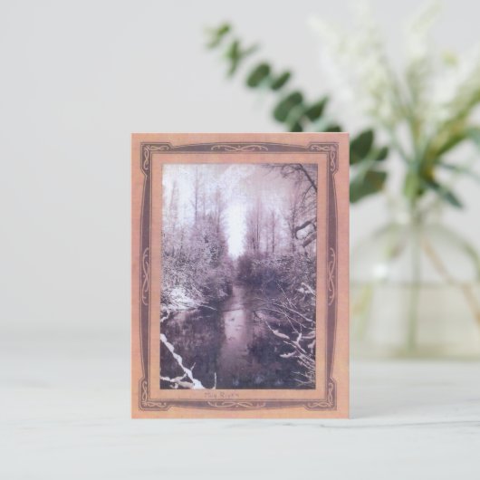 Mud River, BC Memory Briefkaart (Staand voorkant)