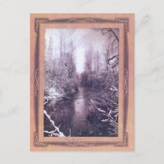 Mud River, carte postale de mémoire BC (Devant)