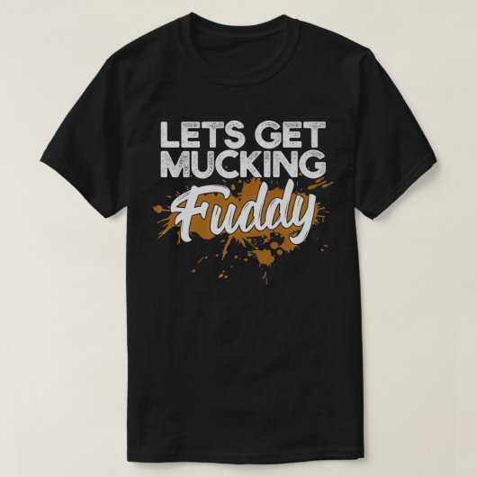 Mud run Gear Funny 5k Marathon Running Apparel M T-shirt (Design voorkant)