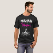 Mud Run Prinses Vrouwen Mud Runner Obstakel Race M T-shirt (Voorkant volledig)