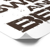 Mud Sweat en Beers Poster (Hoek)