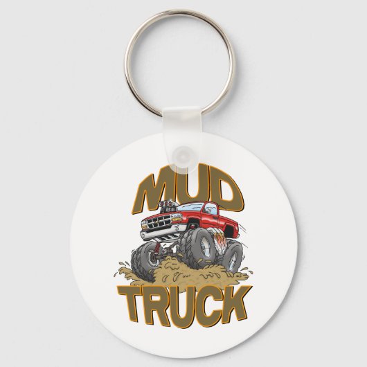 Mud Truck Chevy Sleutelhanger (Voorkant)