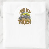 Mud Truck Dodge Ronde Sticker (Tas)