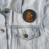 Mud Zombie Dorotabo | Japanese Yokai Ronde Button 5,7 Cm (In situ)