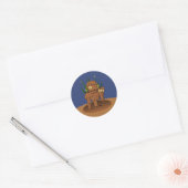 Mud Zombie Yokai Dorotabo Ronde Sticker (Envelop)