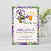 Mudbugs & Brews Baby shower Invitation Kaart (Staand voorkant)