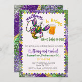 Mudbugs & Brews Baby shower Invitation Kaart (Voorkant / Achterkant)