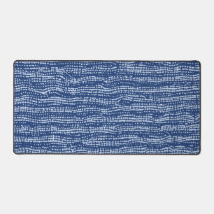 Mudcloth Stitch Stripes in Indigo Blue Bureaumat