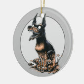 Muddy Boo Buddy Ceramic Ornament (Links)