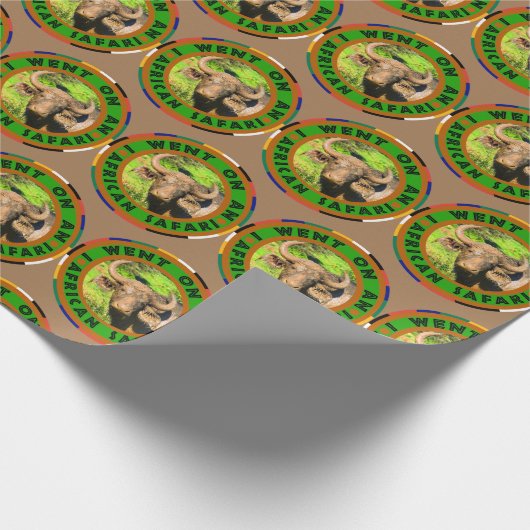 Muddy Buffalo African Safari Wrapping Paper Cadeaupapier (Hoek)