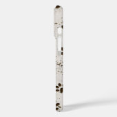 Muddy Dog Paws Prints Case-Mate iPhone Case (Achterkant / Links)