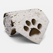 Muddy Dog Paws Stropdas (Opgerold)