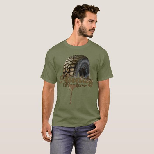 Muddy F**ker Off Road T-Shirt (Voorkant volledig)